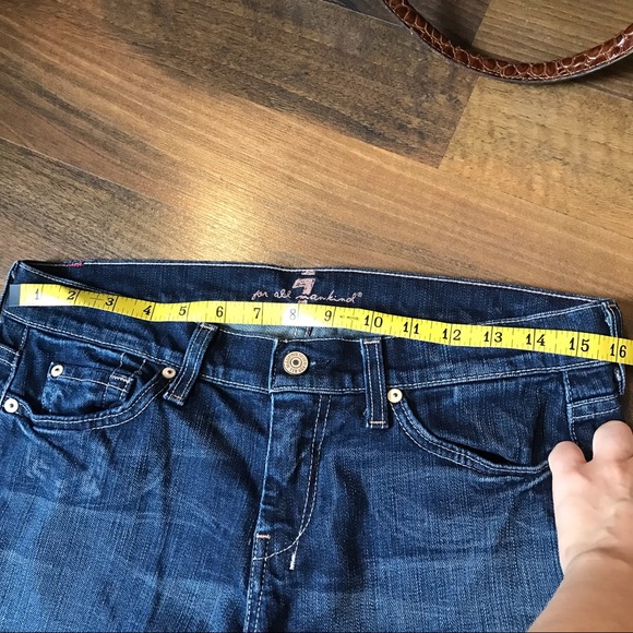 7FAMK DOJO style capri length cropped jeans - Picture 7 of 9